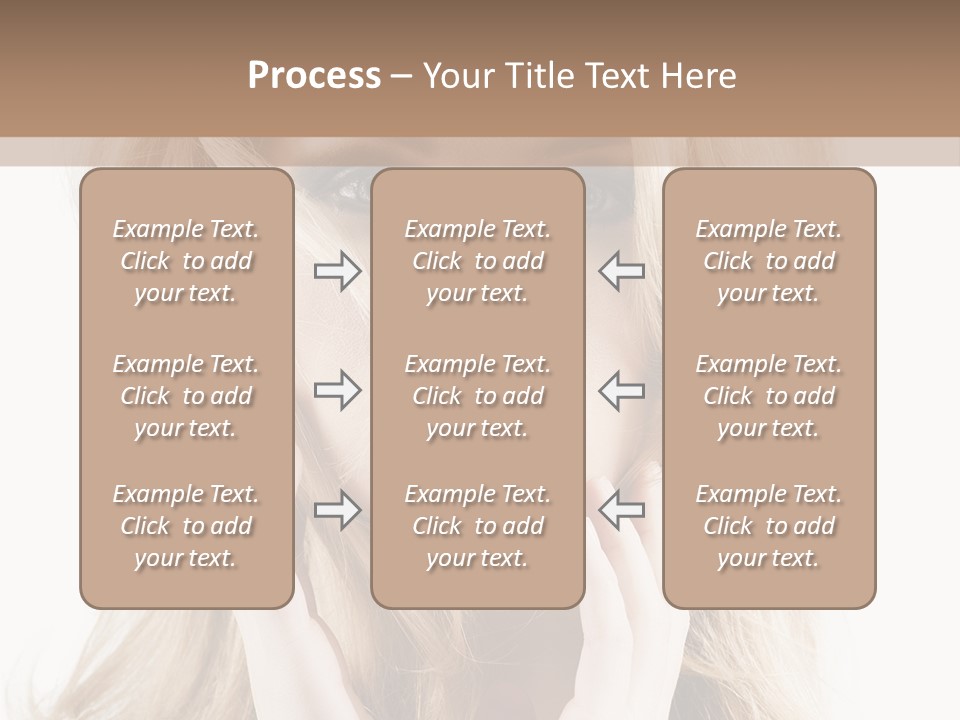 Young Girl Gorgeous PowerPoint Template