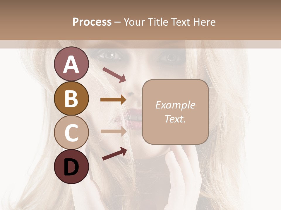 Young Girl Gorgeous PowerPoint Template