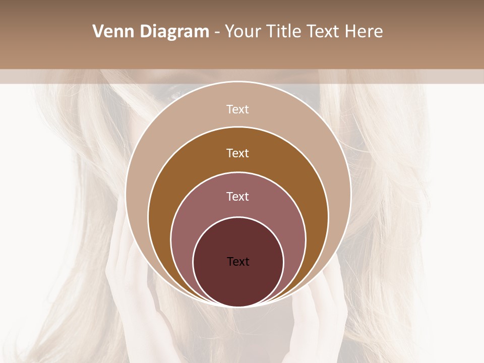 Young Girl Gorgeous PowerPoint Template