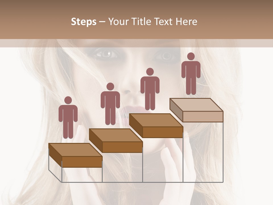 Young Girl Gorgeous PowerPoint Template