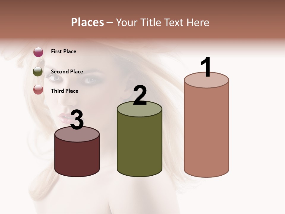 Hairstyle Glamour Hairdo PowerPoint Template