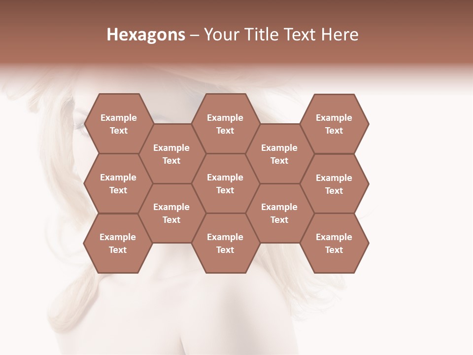 Hairstyle Glamour Hairdo PowerPoint Template