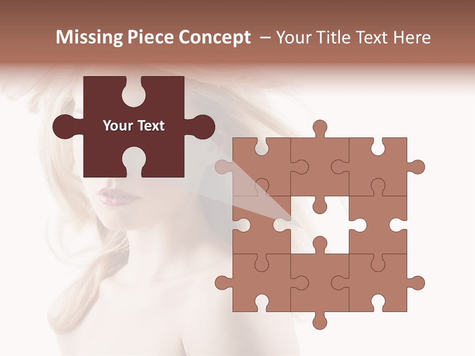 Hairstyle Glamour Hairdo PowerPoint Template