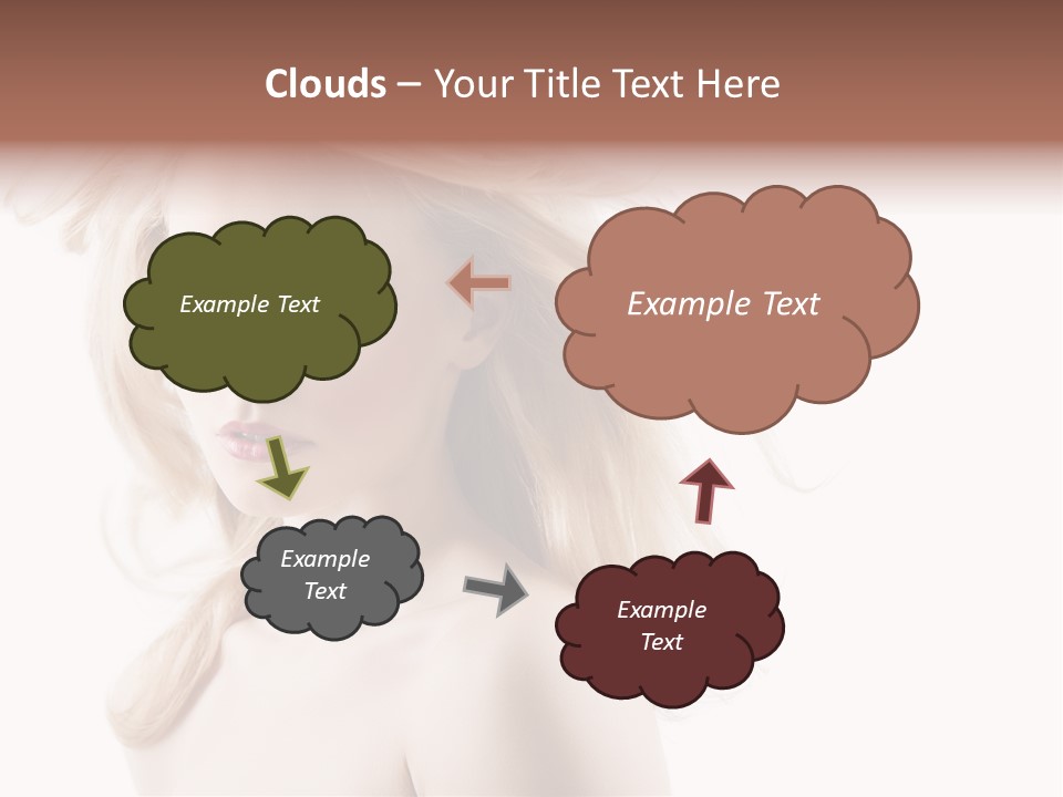 Hairstyle Glamour Hairdo PowerPoint Template