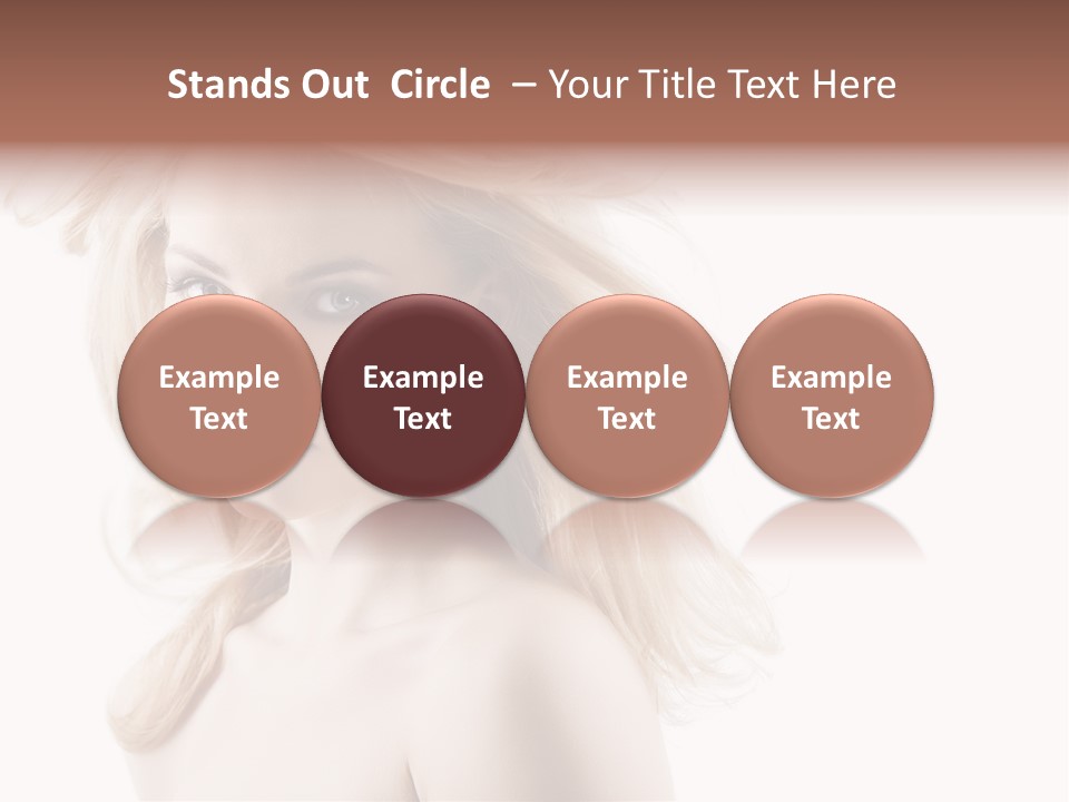 Hairstyle Glamour Hairdo PowerPoint Template