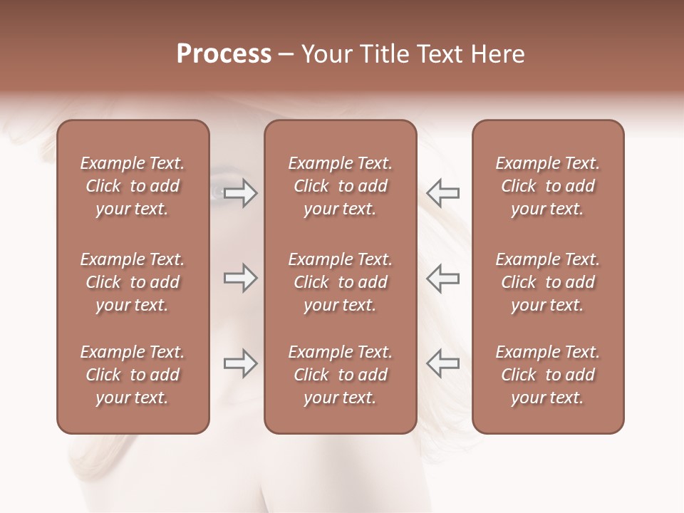 Hairstyle Glamour Hairdo PowerPoint Template