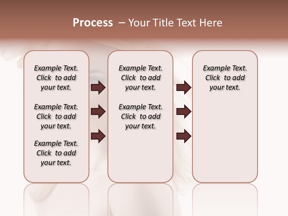 Hairstyle Glamour Hairdo PowerPoint Template