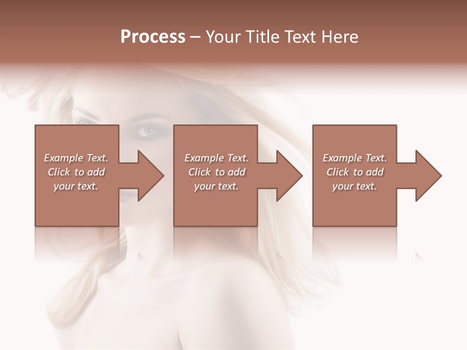 Hairstyle Glamour Hairdo PowerPoint Template