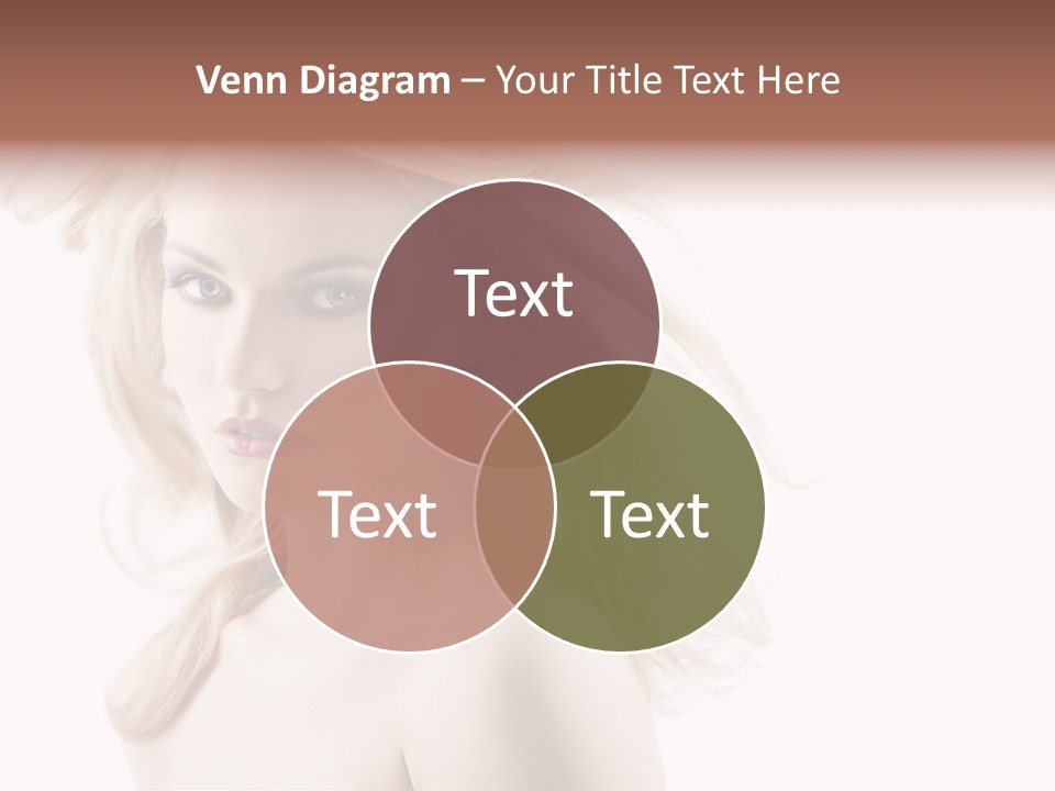 Hairstyle Glamour Hairdo PowerPoint Template