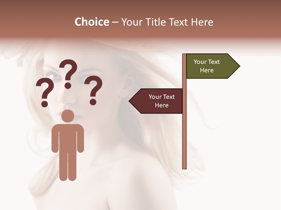 Hairstyle Glamour Hairdo PowerPoint Template