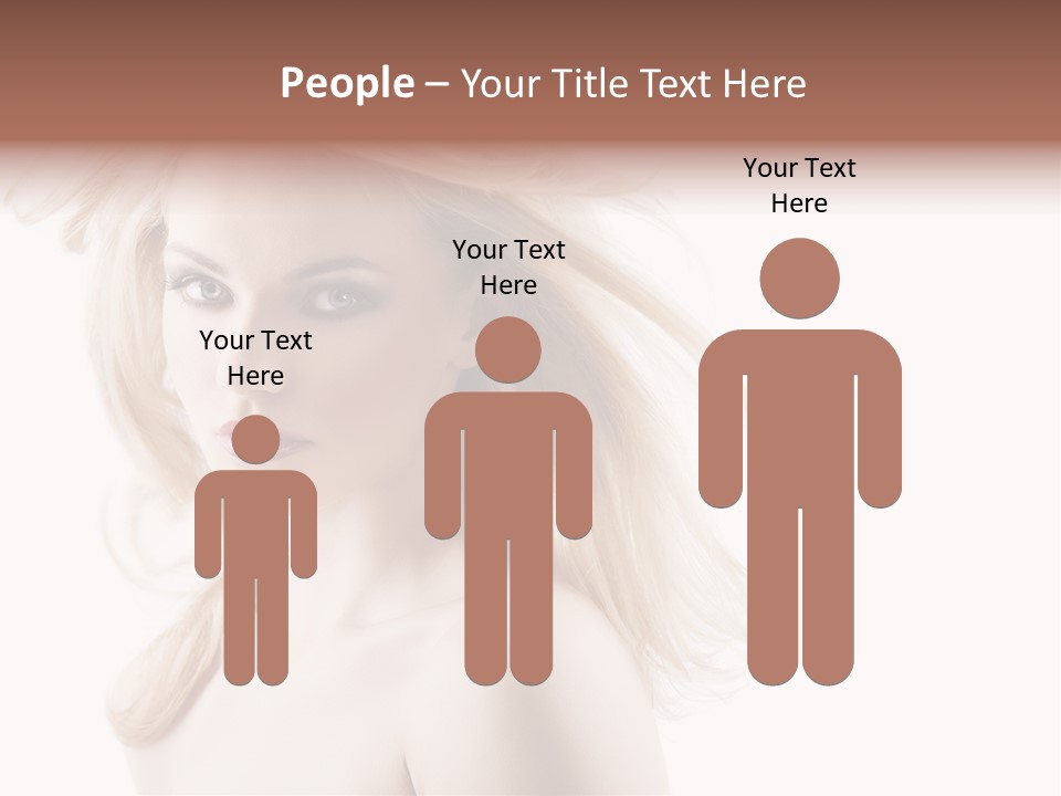 Hairstyle Glamour Hairdo PowerPoint Template