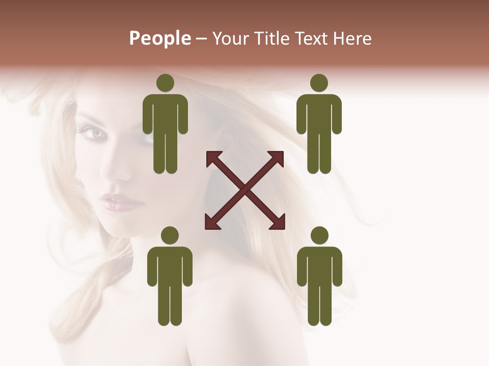 Hairstyle Glamour Hairdo PowerPoint Template