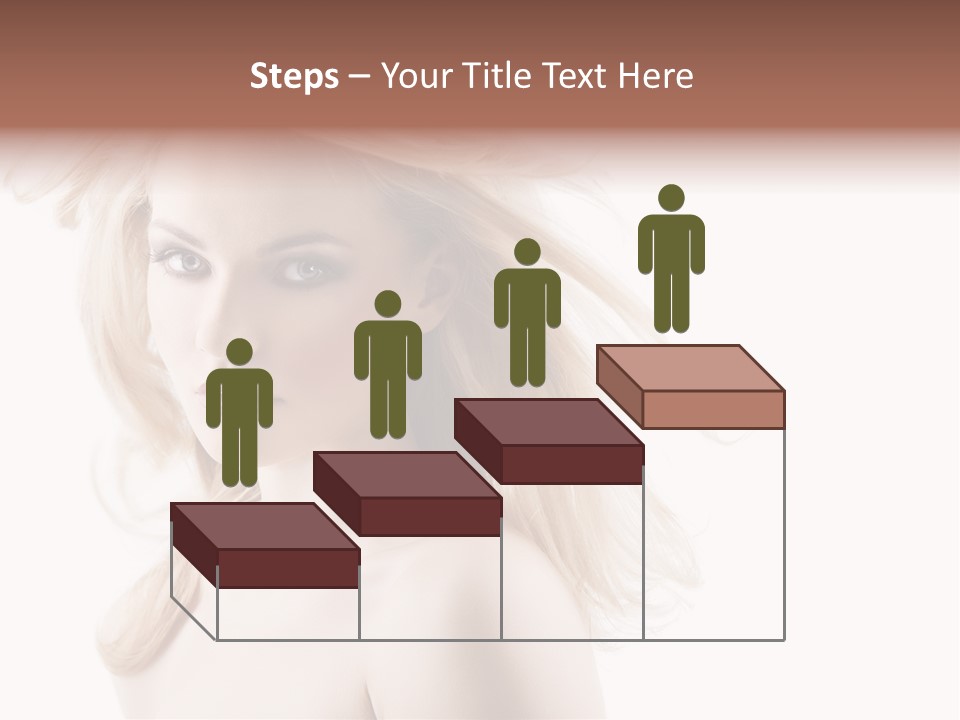 Hairstyle Glamour Hairdo PowerPoint Template