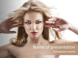 Beautiful Naked Cute PowerPoint Template