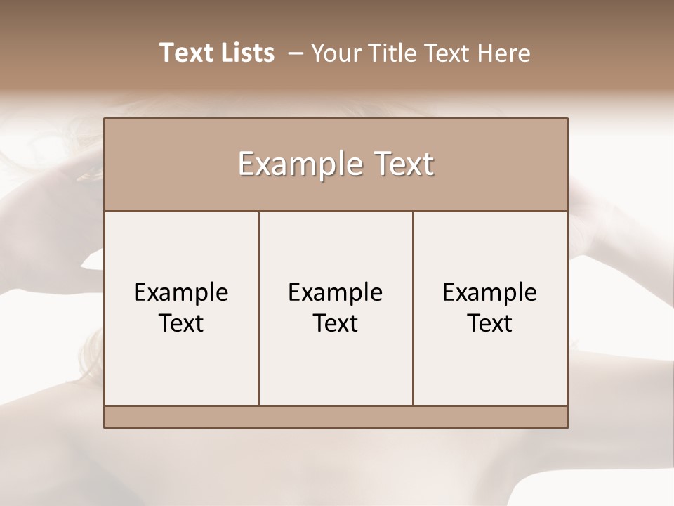 Beautiful Naked Cute PowerPoint Template