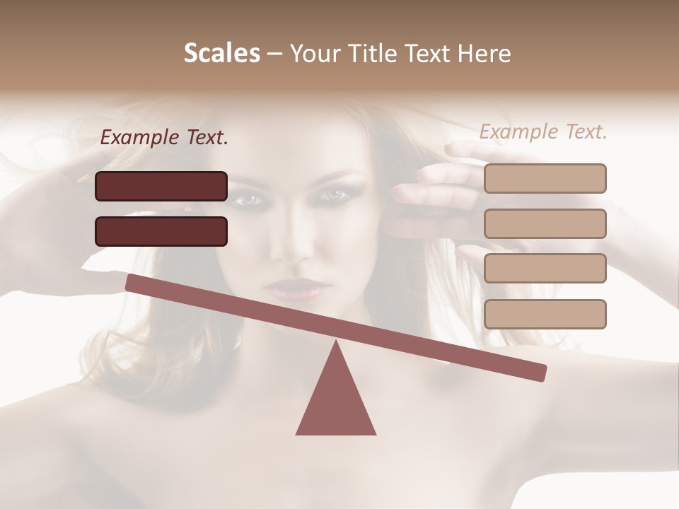 Beautiful Naked Cute PowerPoint Template