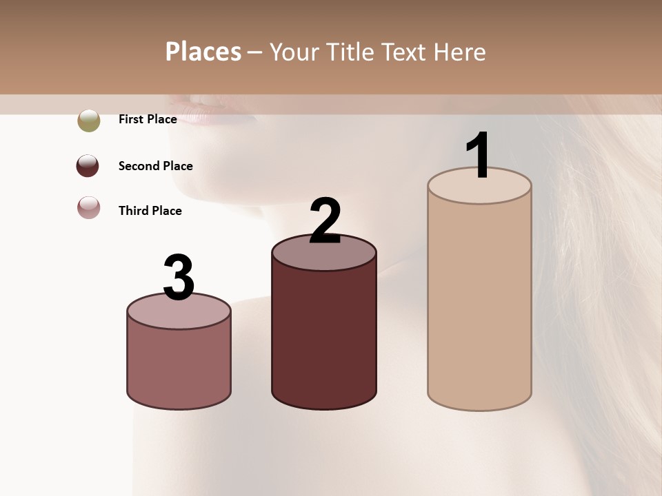 Portrait Hairdo Naked PowerPoint Template