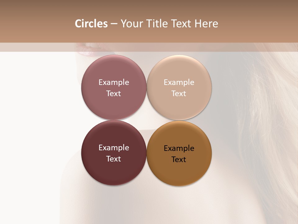 Portrait Hairdo Naked PowerPoint Template