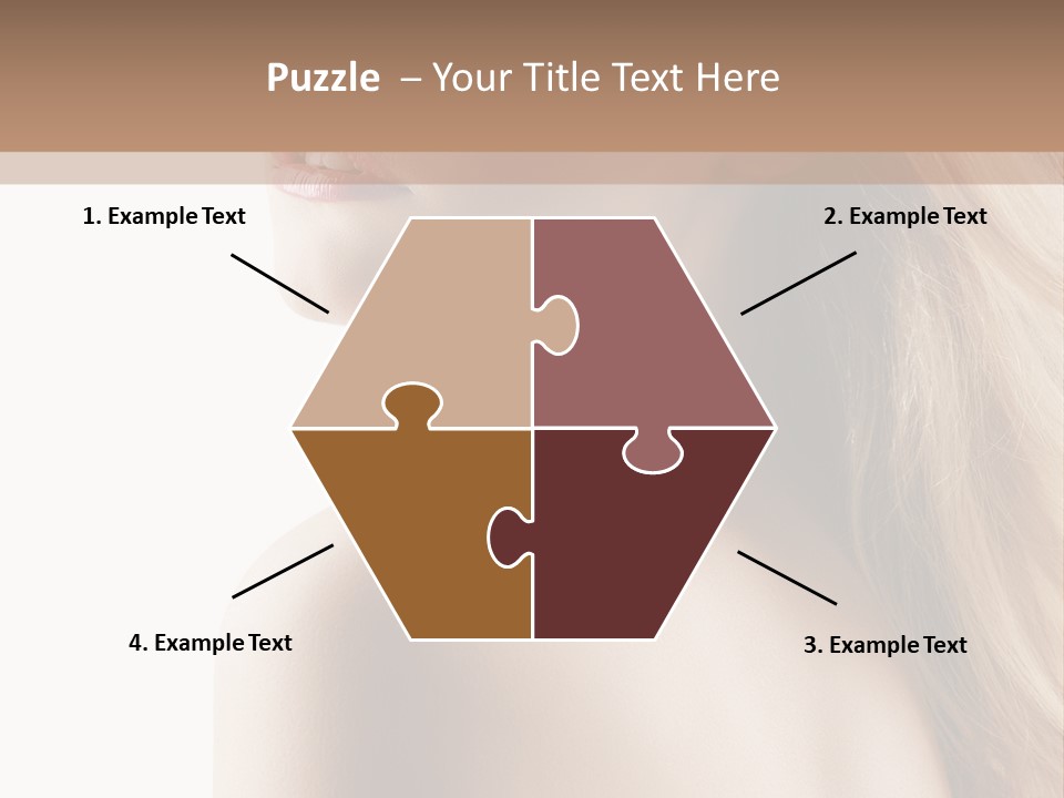 Portrait Hairdo Naked PowerPoint Template