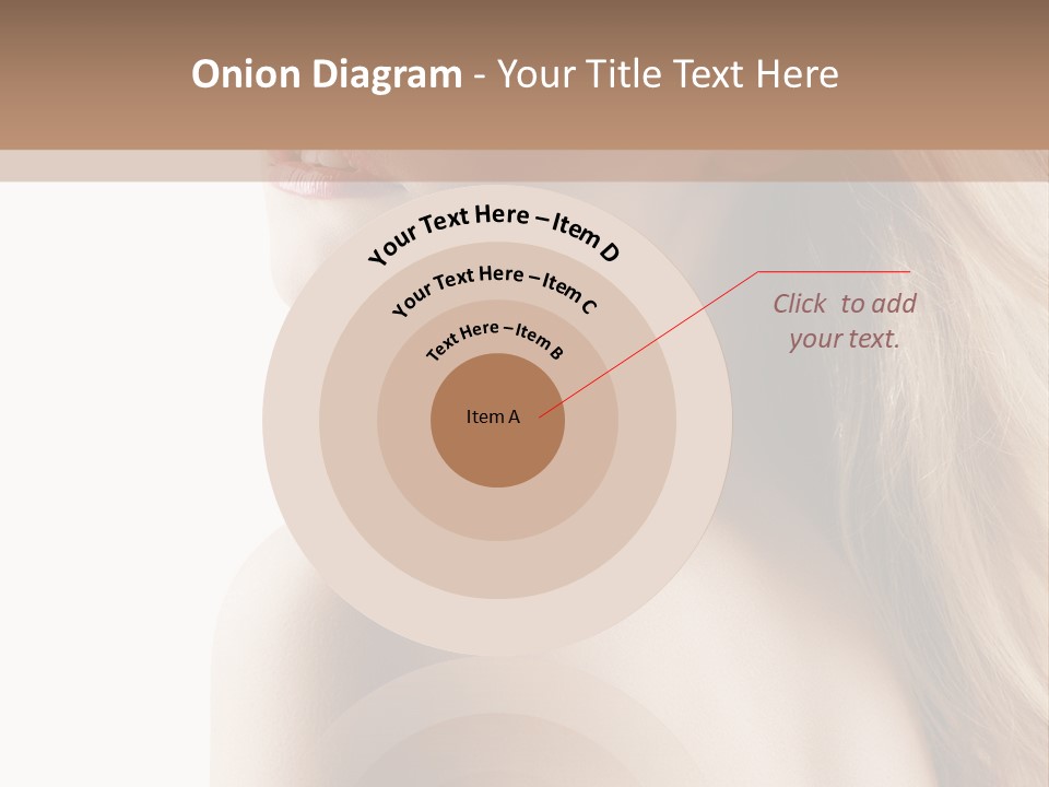 Portrait Hairdo Naked PowerPoint Template