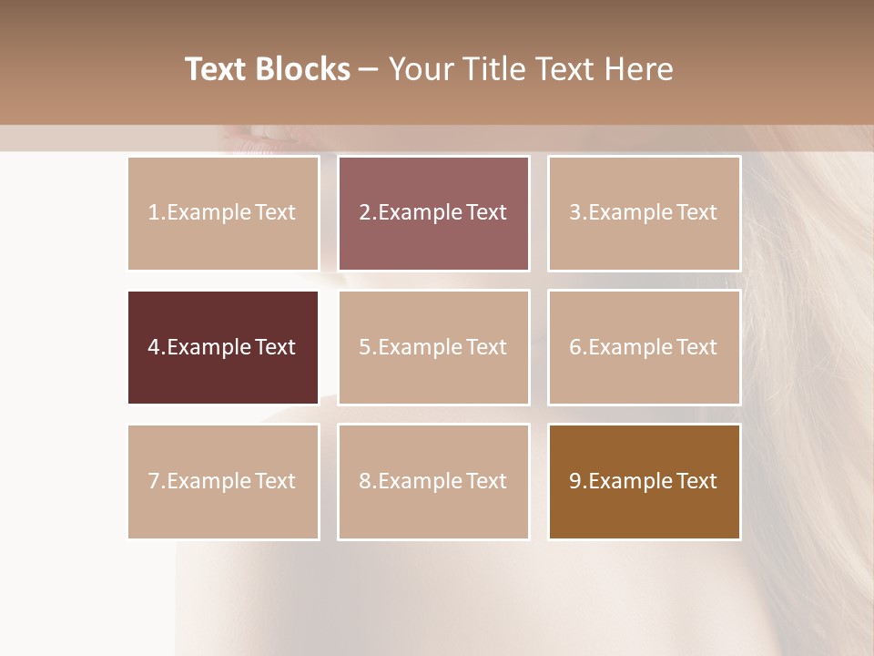 Portrait Hairdo Naked PowerPoint Template