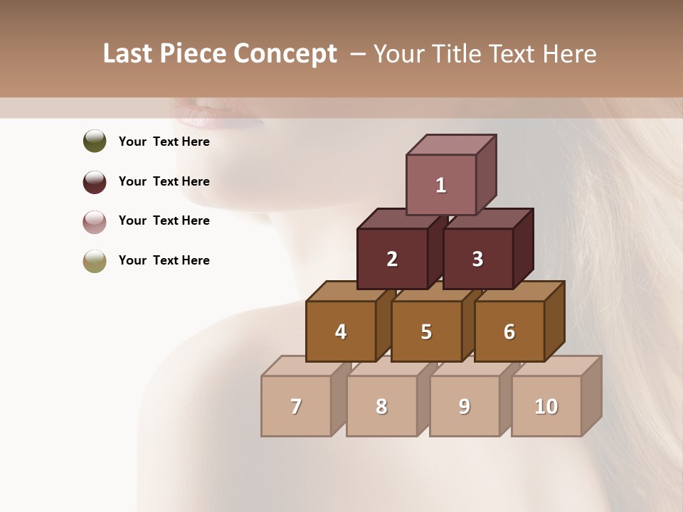 Portrait Hairdo Naked PowerPoint Template