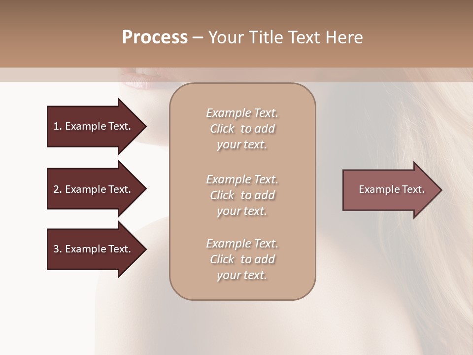 Portrait Hairdo Naked PowerPoint Template