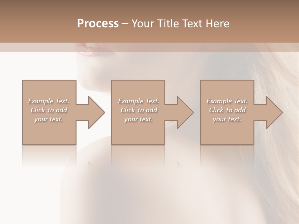 Portrait Hairdo Naked PowerPoint Template