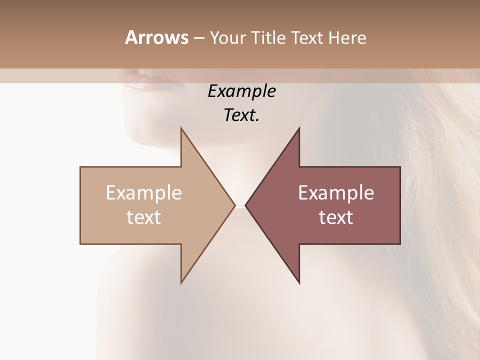 Portrait Hairdo Naked PowerPoint Template