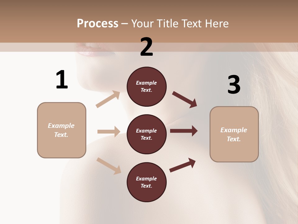 Portrait Hairdo Naked PowerPoint Template