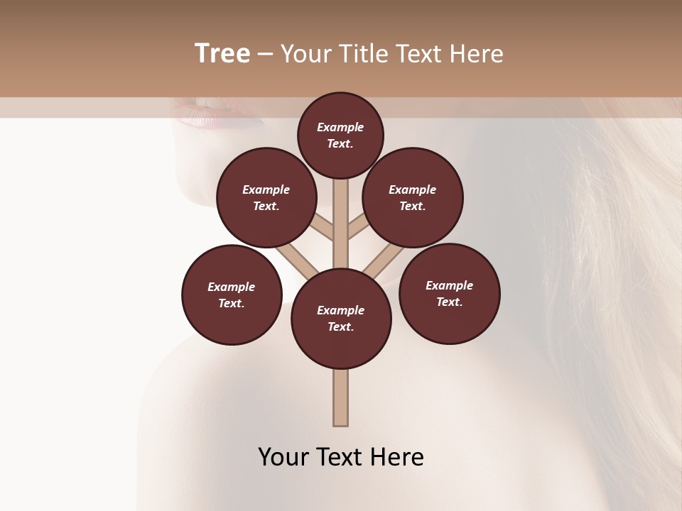 Portrait Hairdo Naked PowerPoint Template