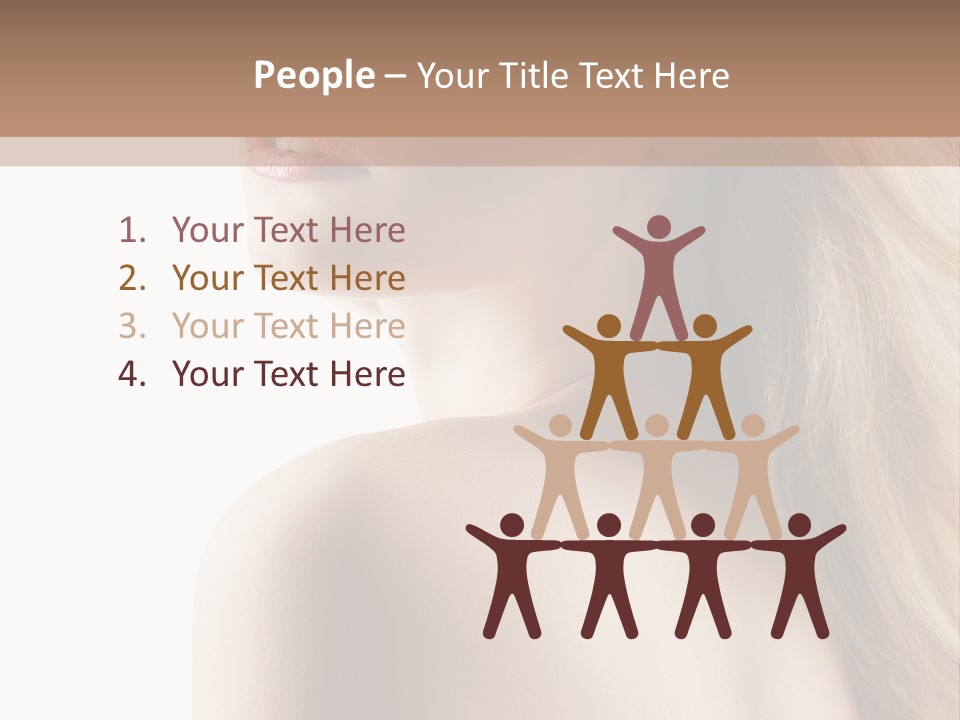 Portrait Hairdo Naked PowerPoint Template