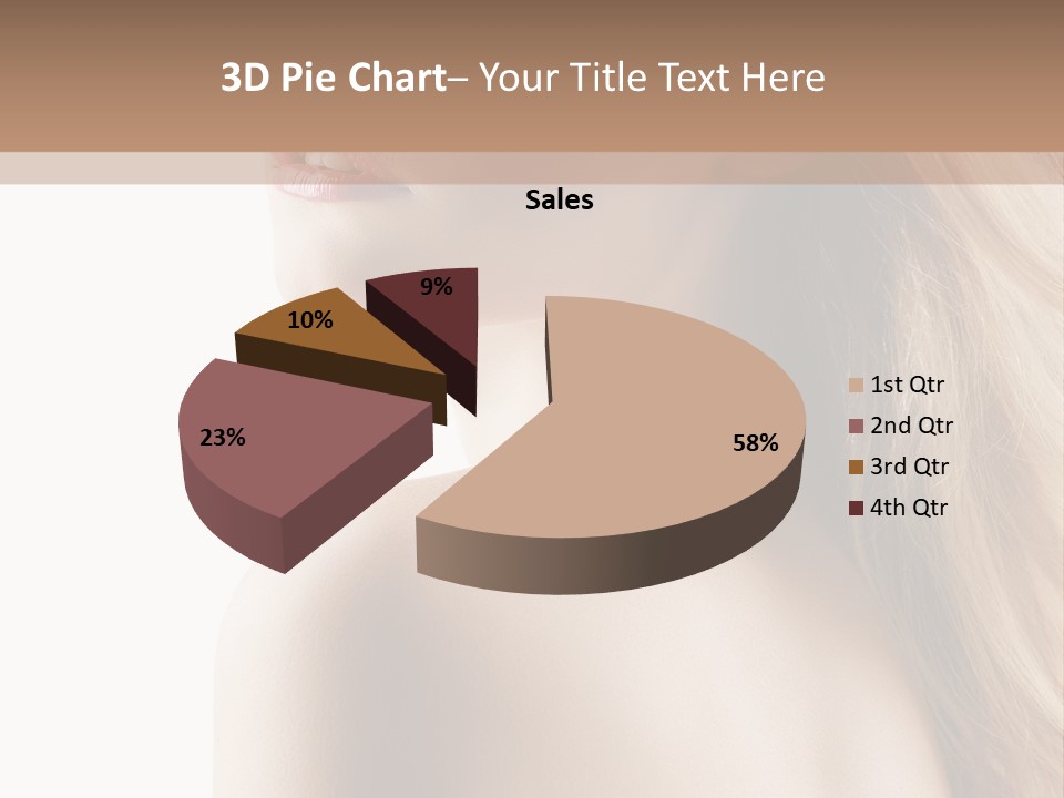 Portrait Hairdo Naked PowerPoint Template