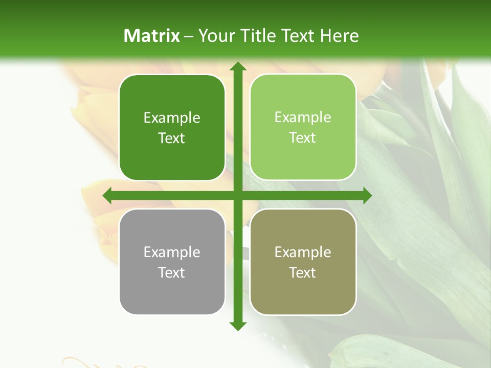 Vase Plant Holiday PowerPoint Template
