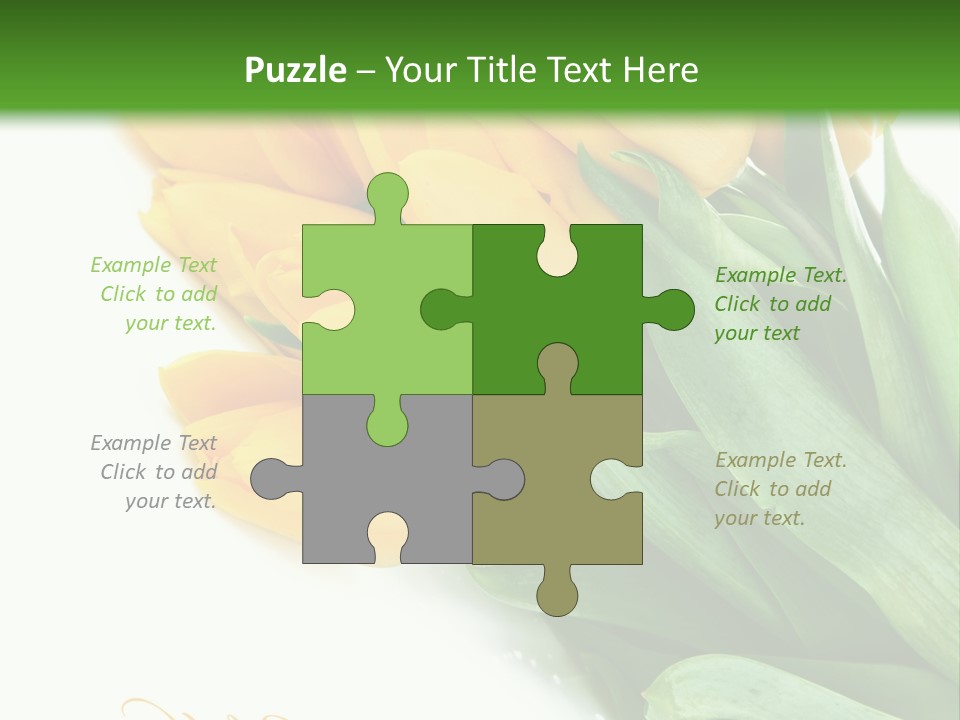 Vase Plant Holiday PowerPoint Template