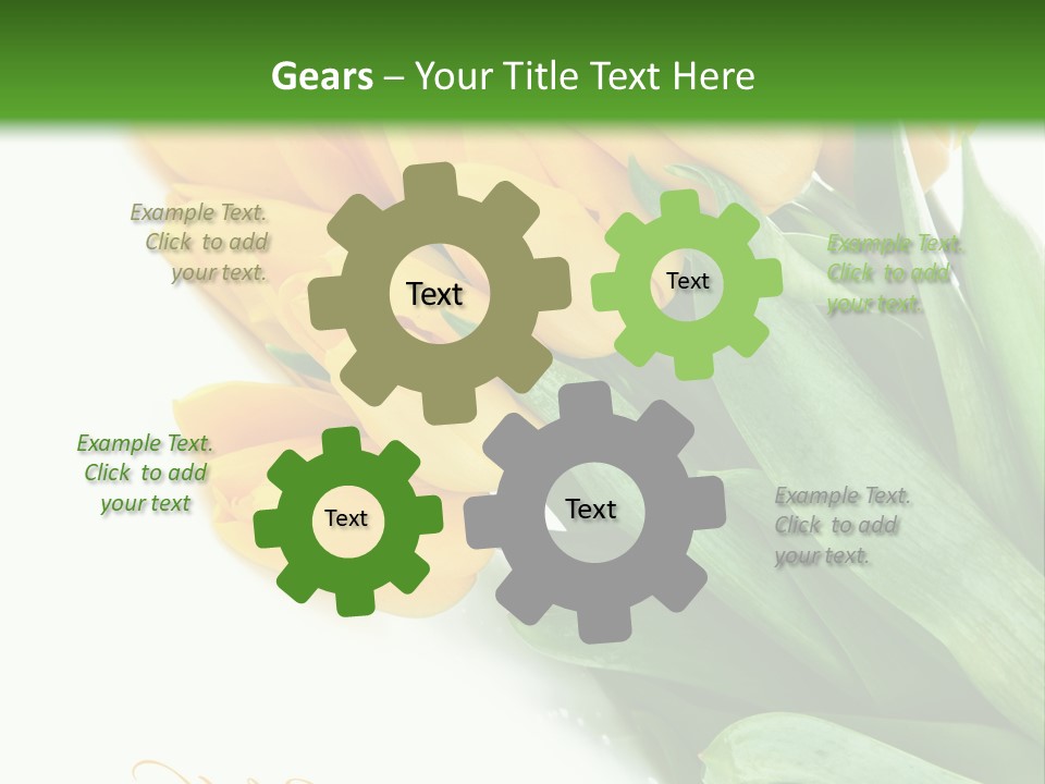 Vase Plant Holiday PowerPoint Template