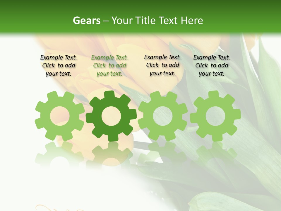 Vase Plant Holiday PowerPoint Template