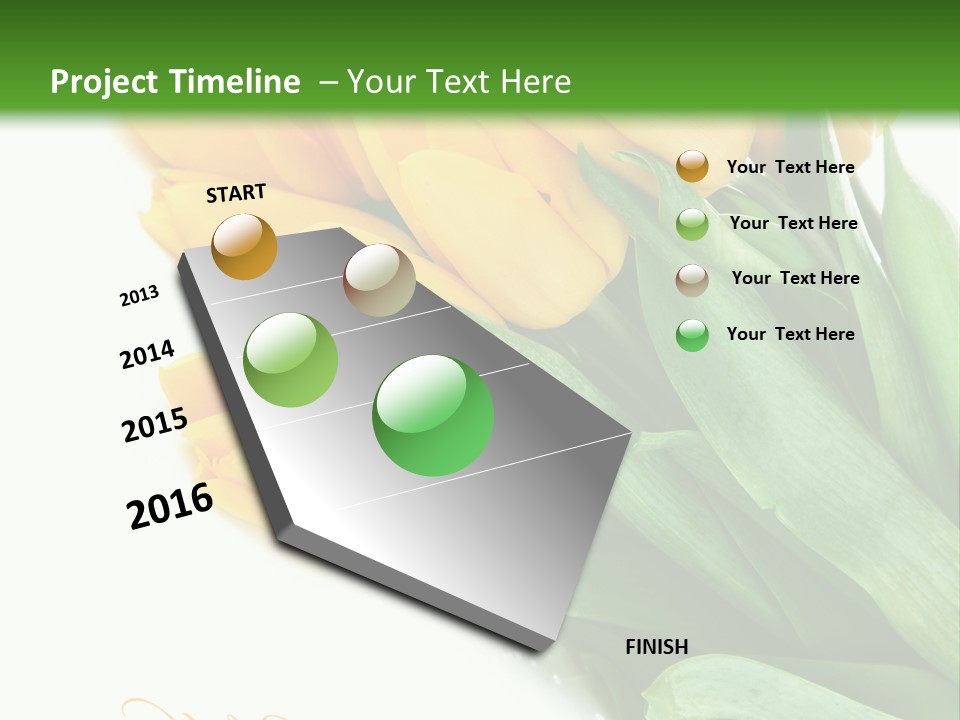 Vase Plant Holiday PowerPoint Template