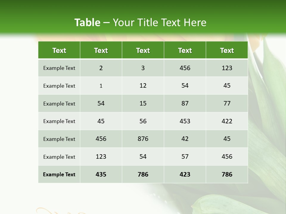 Vase Plant Holiday PowerPoint Template