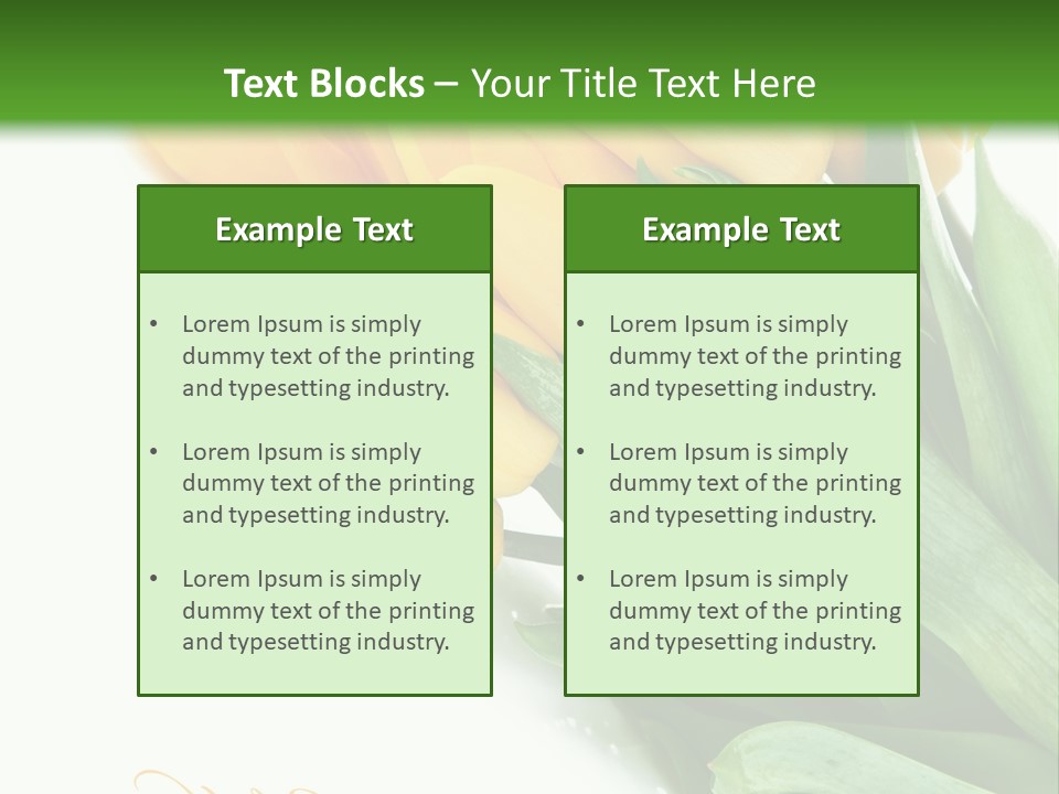 Vase Plant Holiday PowerPoint Template