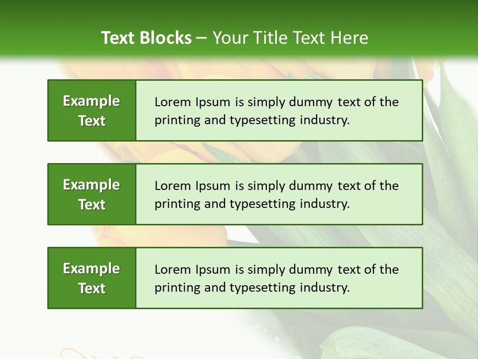 Vase Plant Holiday PowerPoint Template