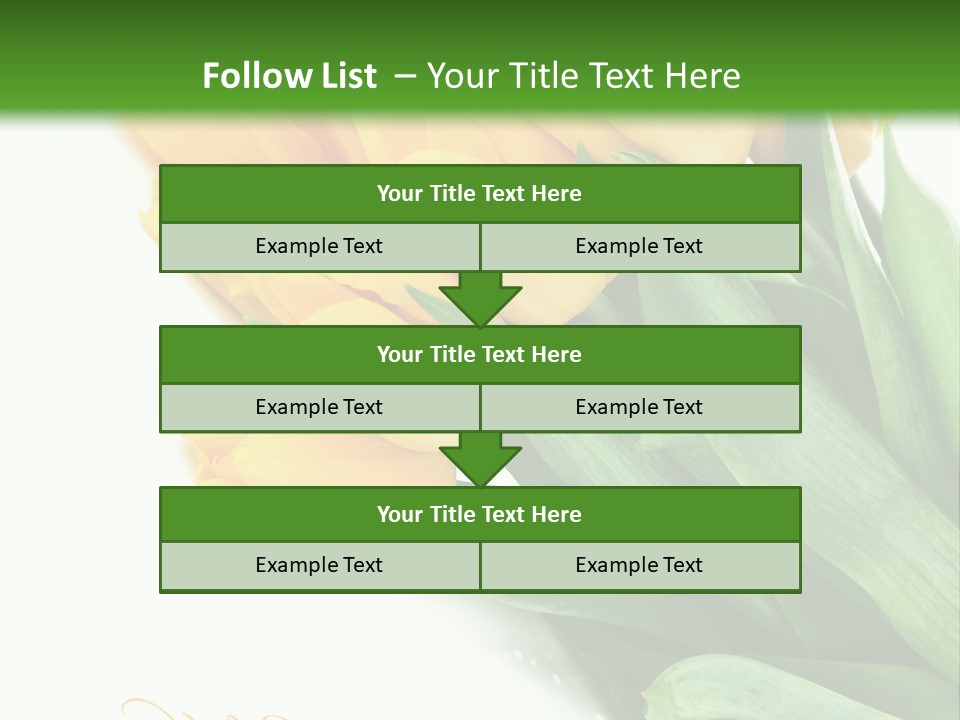 Vase Plant Holiday PowerPoint Template