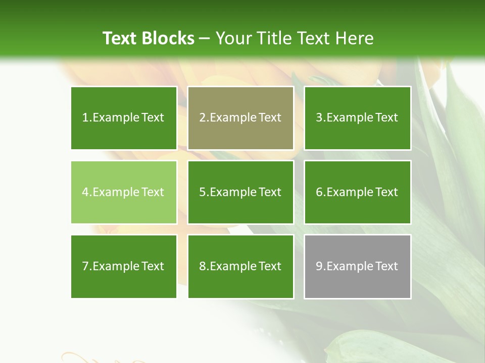 Vase Plant Holiday PowerPoint Template