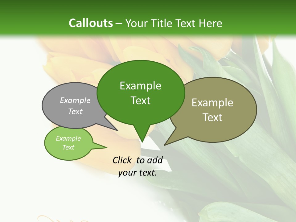 Vase Plant Holiday PowerPoint Template