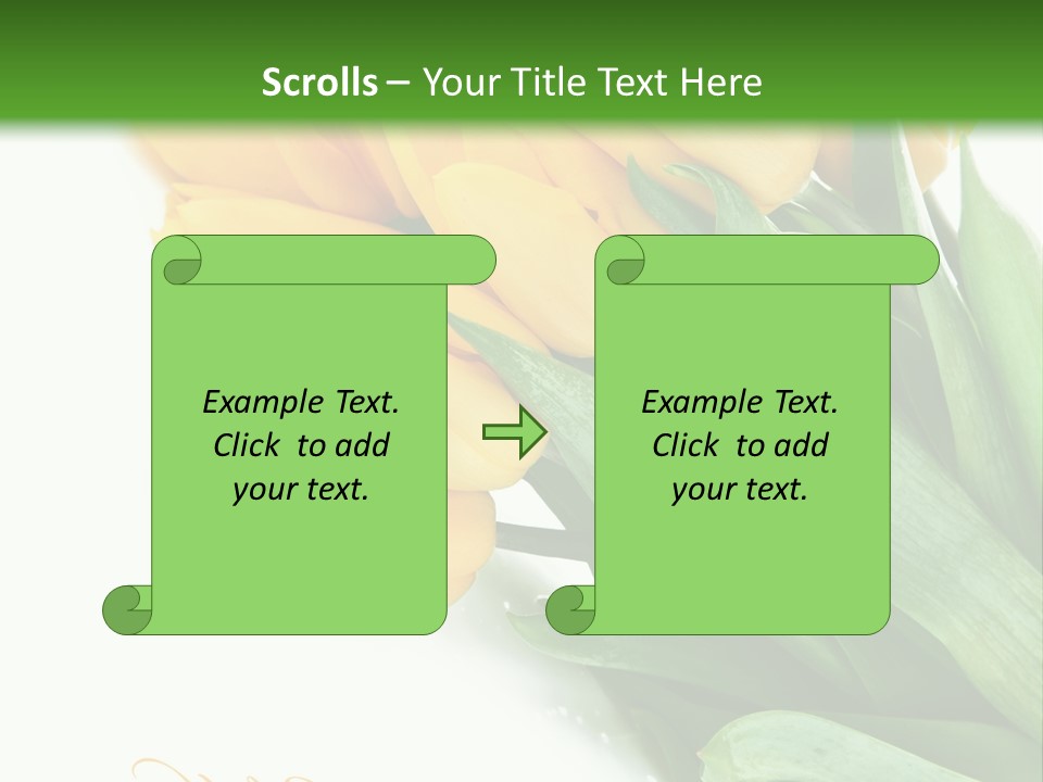 Vase Plant Holiday PowerPoint Template