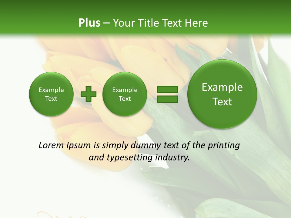 Vase Plant Holiday PowerPoint Template