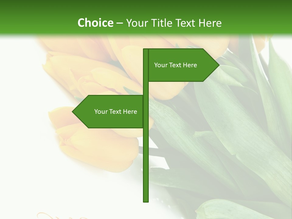 Vase Plant Holiday PowerPoint Template