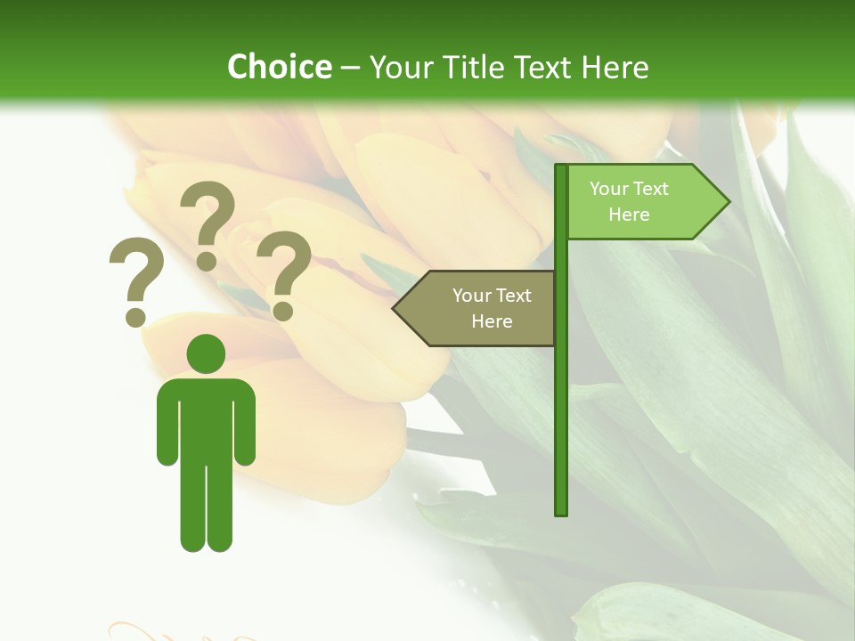 Vase Plant Holiday PowerPoint Template