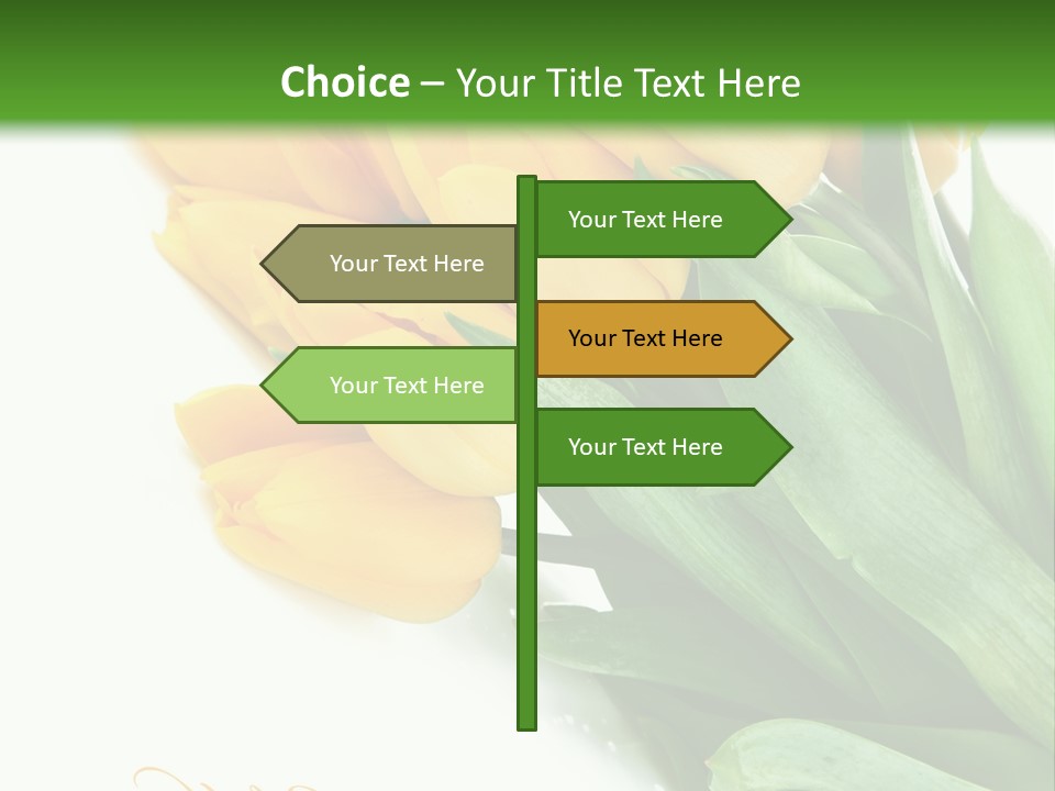 Vase Plant Holiday PowerPoint Template