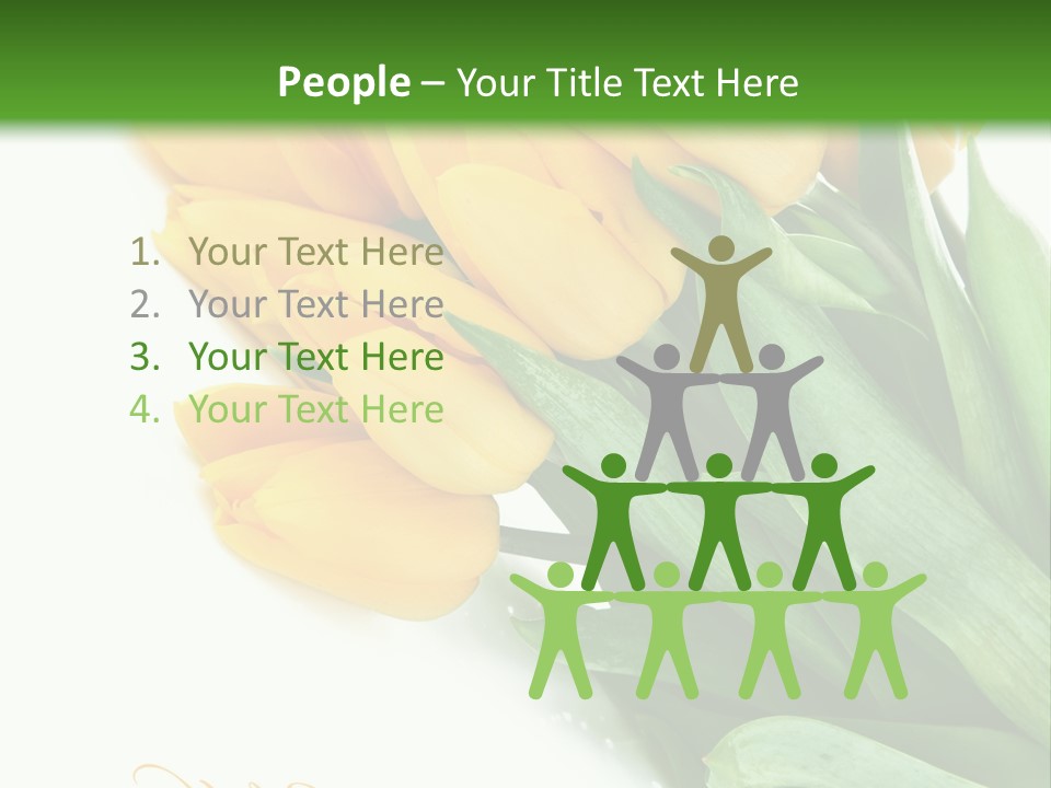 Vase Plant Holiday PowerPoint Template